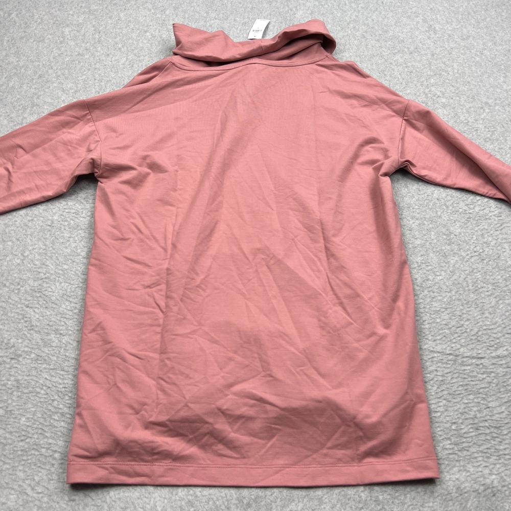 NEW Banana Republic Aster Mockneck Chase Top Womens Medium Pink Cowl Pullover - Picture 10 of 12